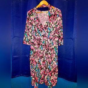 Faux wrap dress NWOT